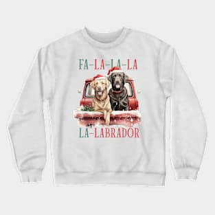 Christmas Labradors Pun Crewneck Sweatshirt